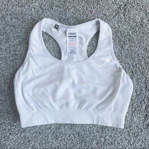White GYMSHARK Bra
